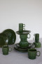COFFEE & MORE TEA MUG, 2-PCS GREEN