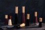 GURKEN SALT AND PEPPER MILL SMALL, 2-PCS, DARK RED/BROWN