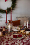 EDITH TABLECLOTH, BORDEAUX