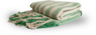 Koc Throw Eden, zielony/biały
