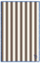 TABLE CLOTH BUBBA OYSTER, BROWN